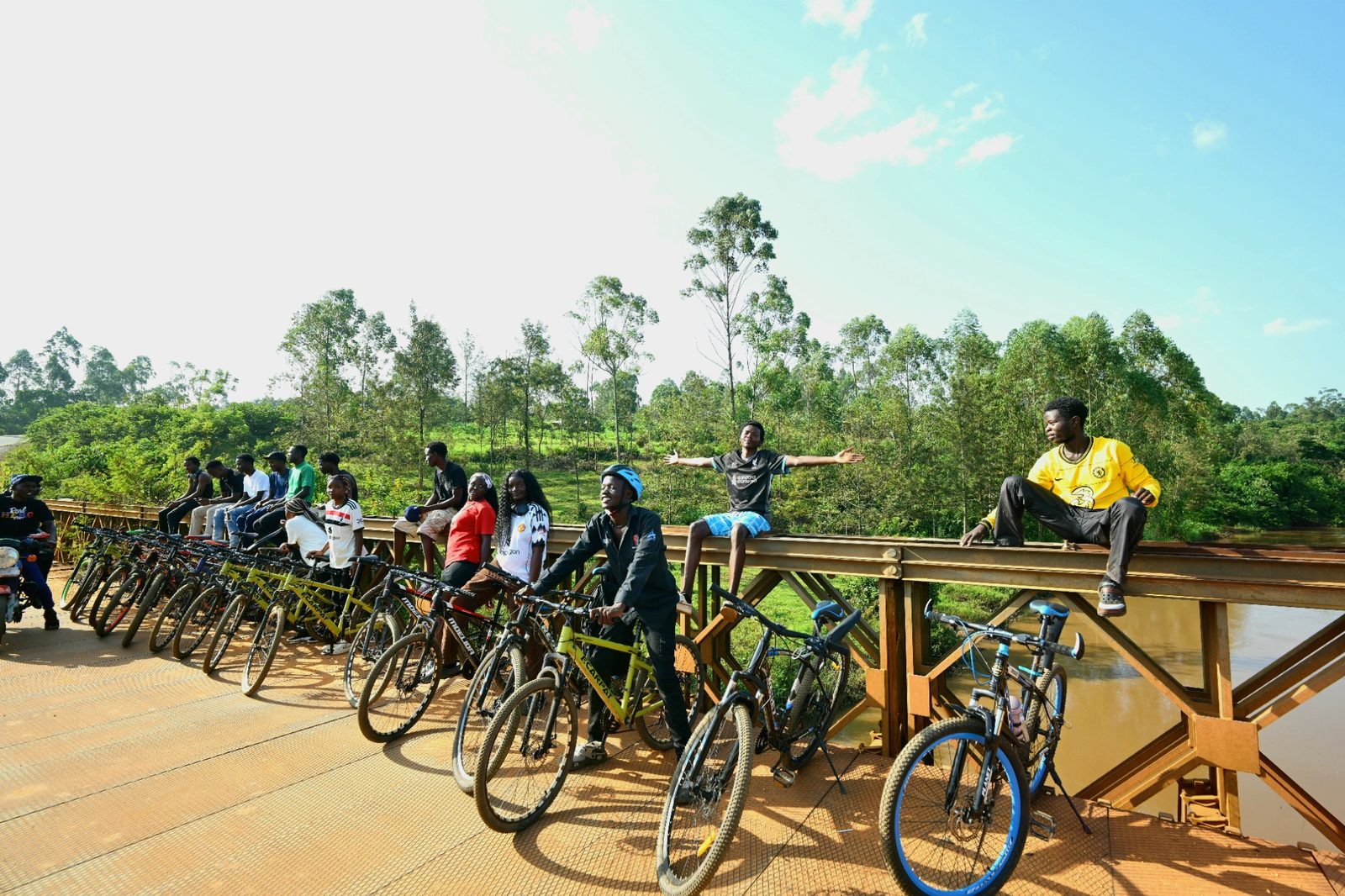 Pedal Paradise group ride on an adventure route